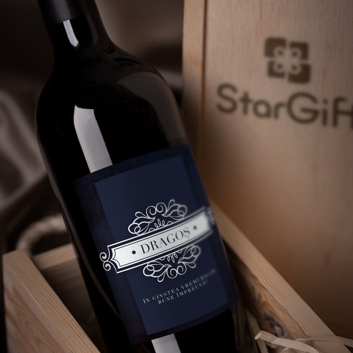 Vino personalizzato con nome e messaggio - Bei tempi