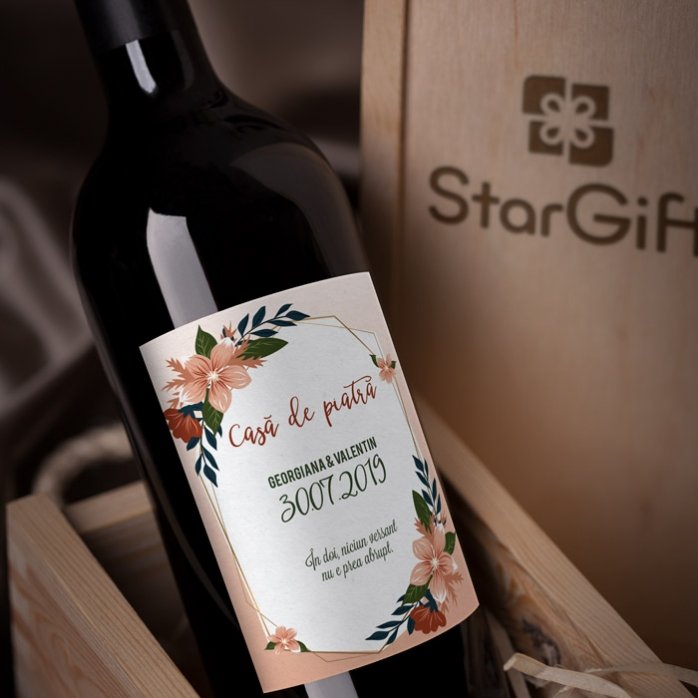 Vino personalizzato con dedica - Matrimonio