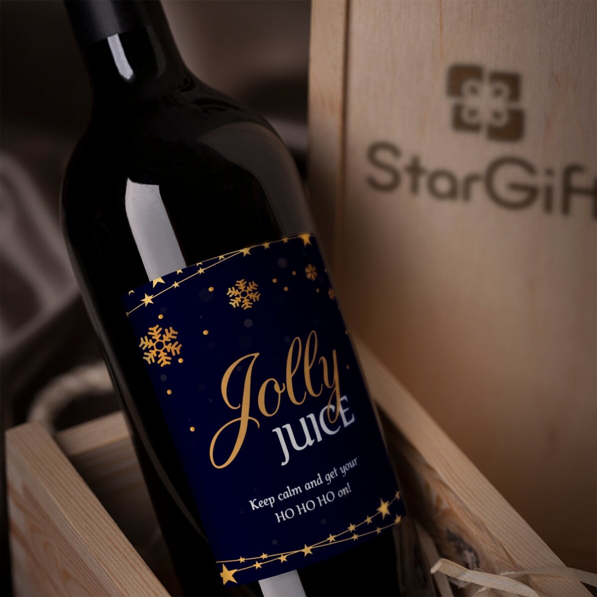 Vino personalizzato con scritta - Jolly juice