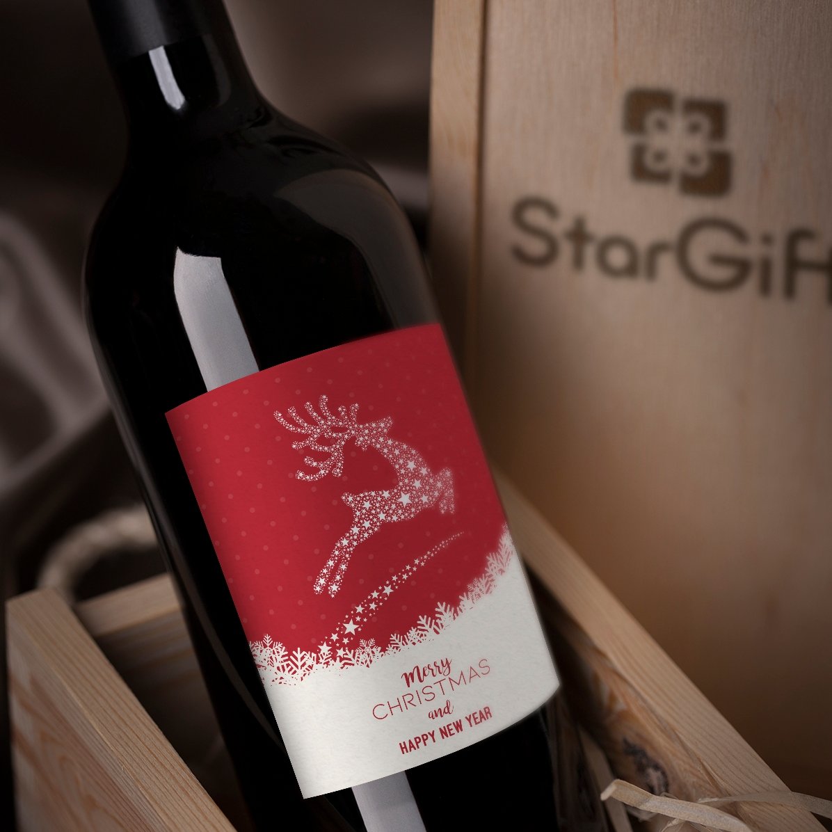 Vino personalizzato con scritta - Modello Reni