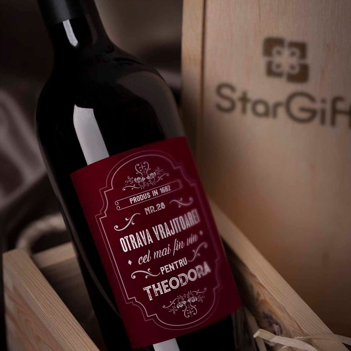 Vino personalizzato con scritta - Il veleno della strega