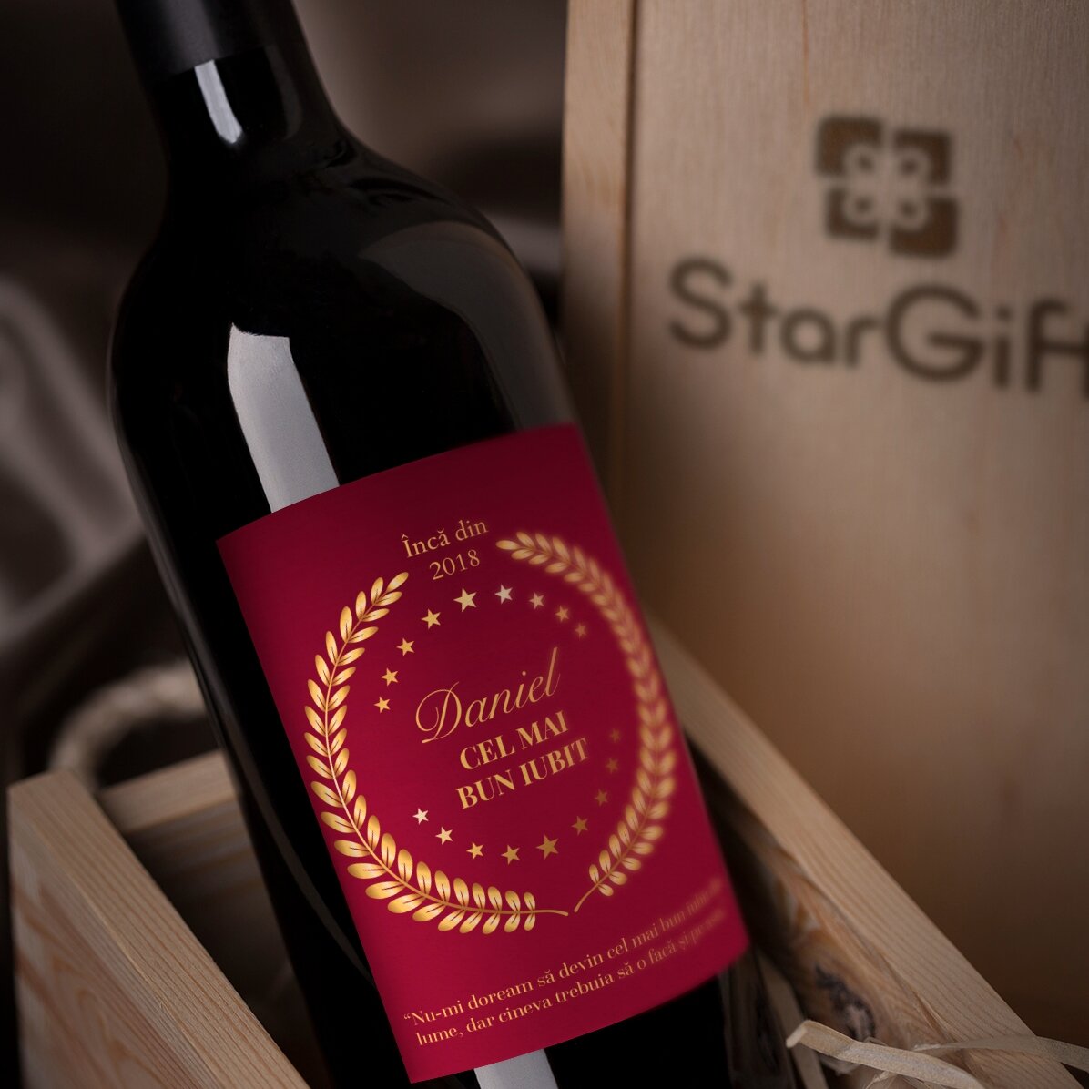 Vino personalizzato con una dedica per il fidanzato - Il miglior fidanzato
