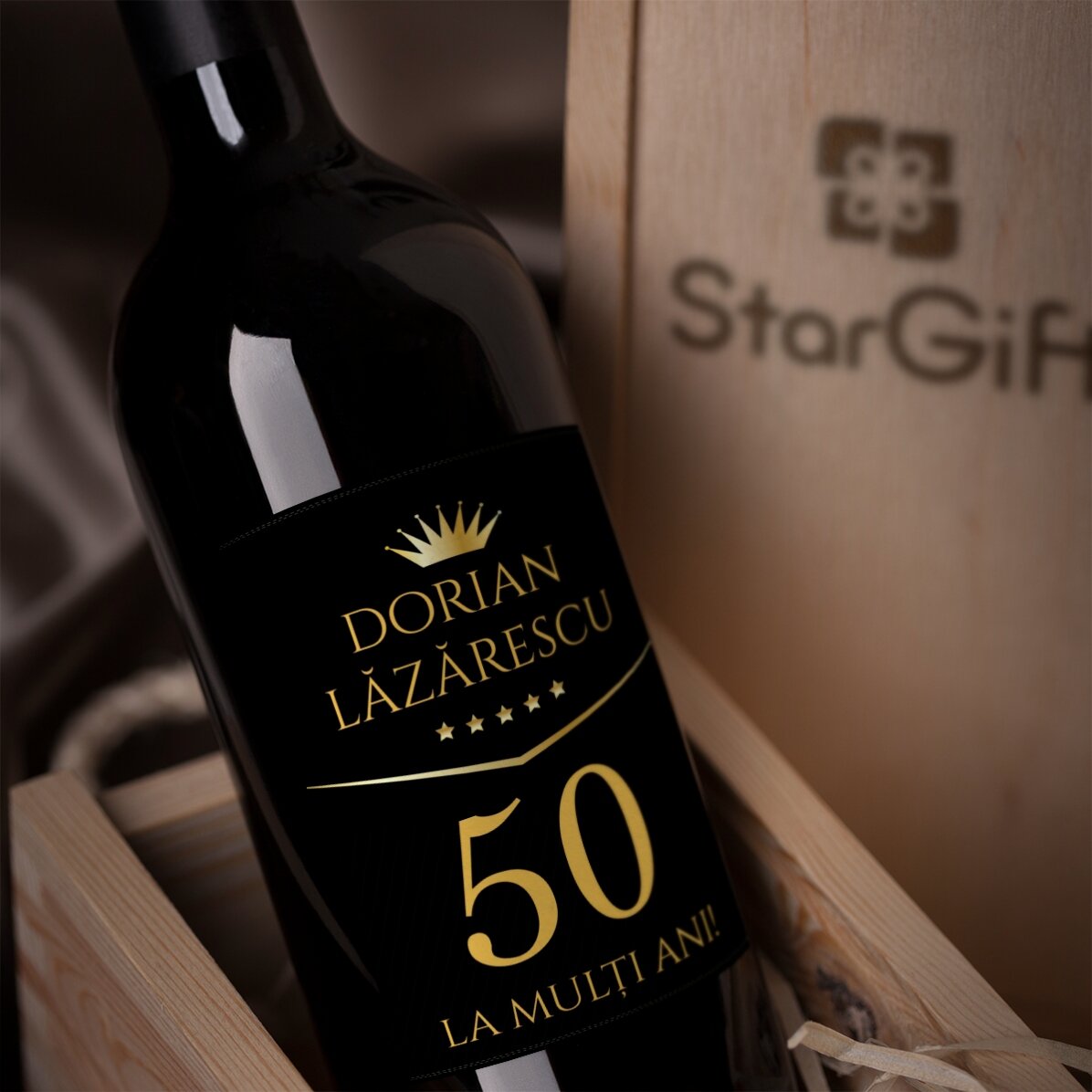 Vino personalizzato con dedica di compleanno - Regalo Premium