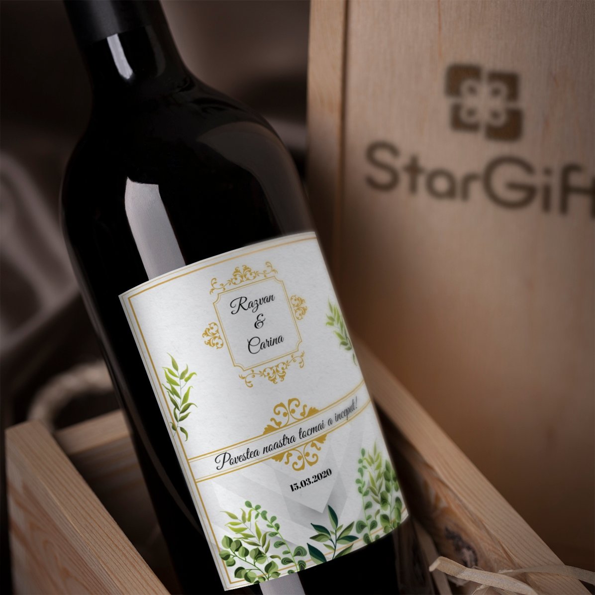 Vino personalizzato con dedica - La nostra storia