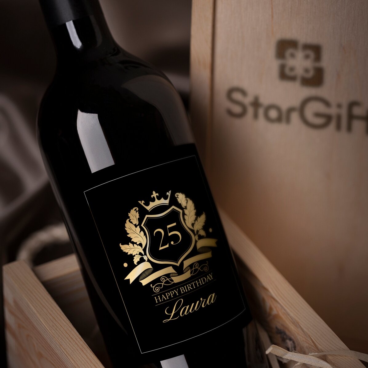 Vino personalizzato con scritta - Royalty