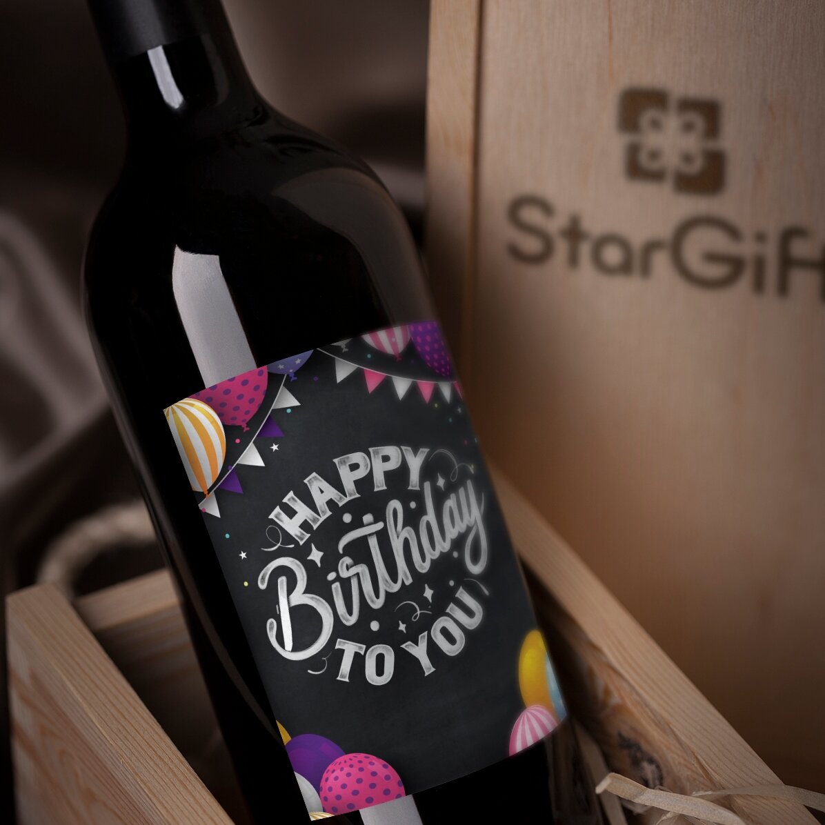 Vino personalizzato - Happy Birthday To You