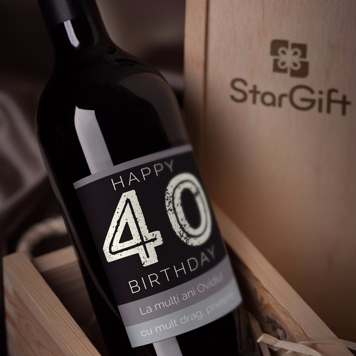Vino personalizzato - Buon compleanno