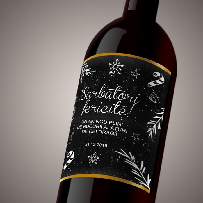 Vino personalizzato - Christmas Time