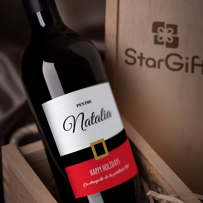 Vino personalizzato - Buone Feste