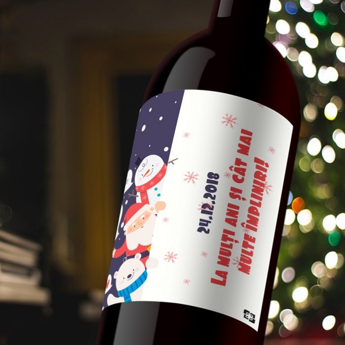 Vino personalizzato - Babbo Natale