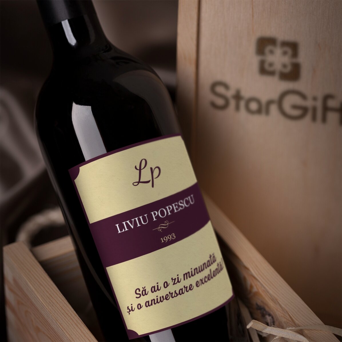 Vino personalizzato - Vintage Birthday