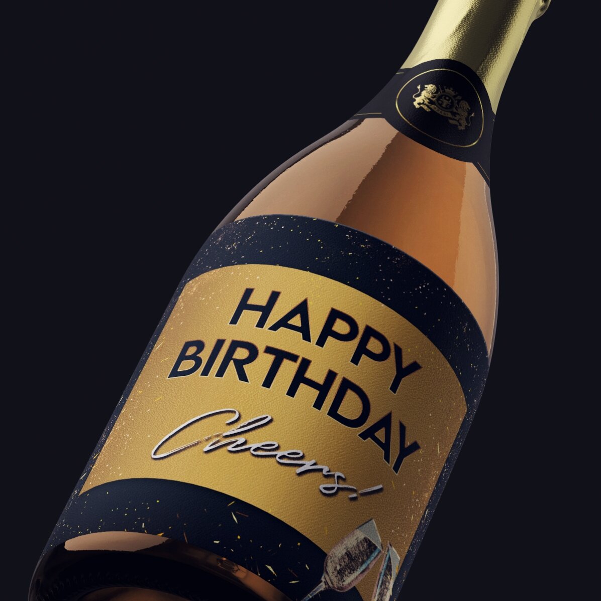 Spumante personalizzato - Festa di compleanno