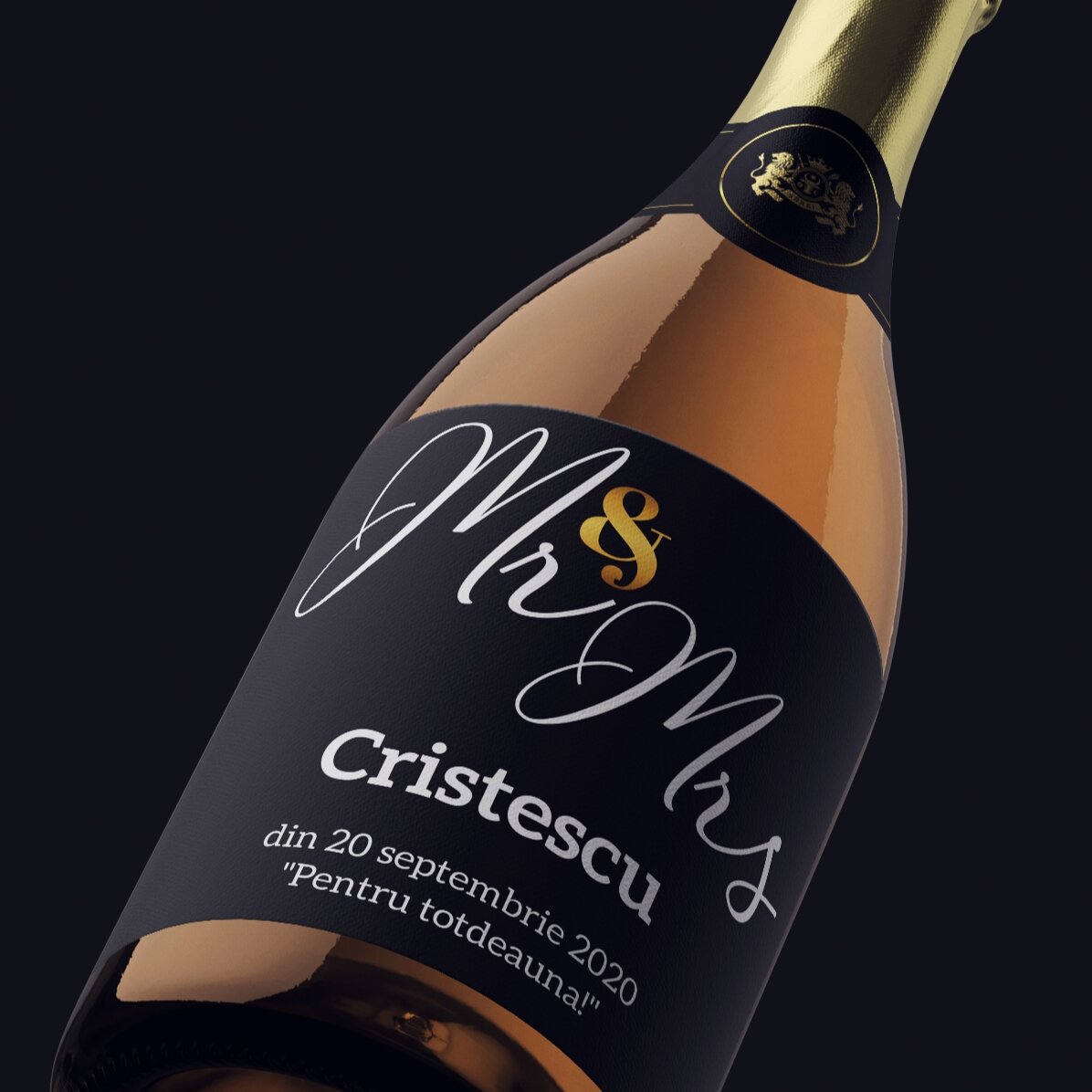 Spumante personalizzato con scritta - Celebrating life