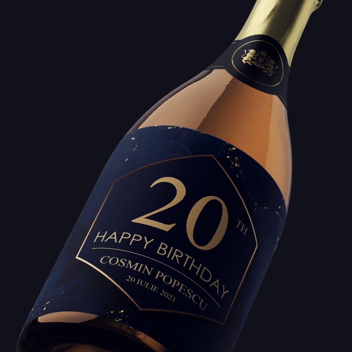 Spumante personalizzato con scritta - Cheers to your birthday