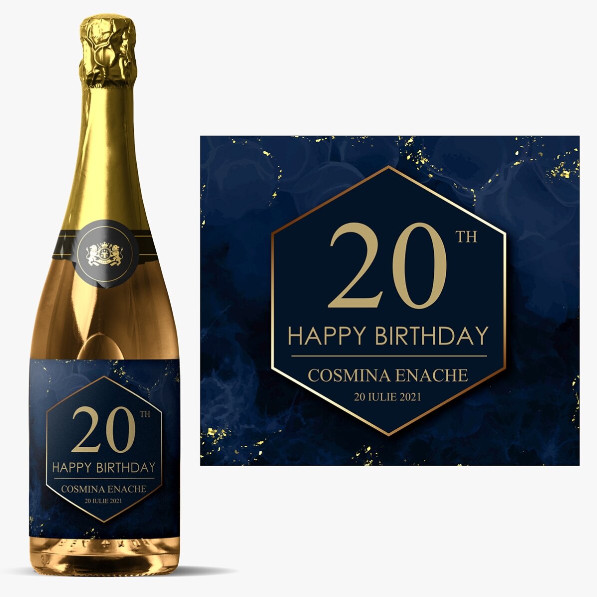Spumante personalizzato con scritta - Cheers to your birthday