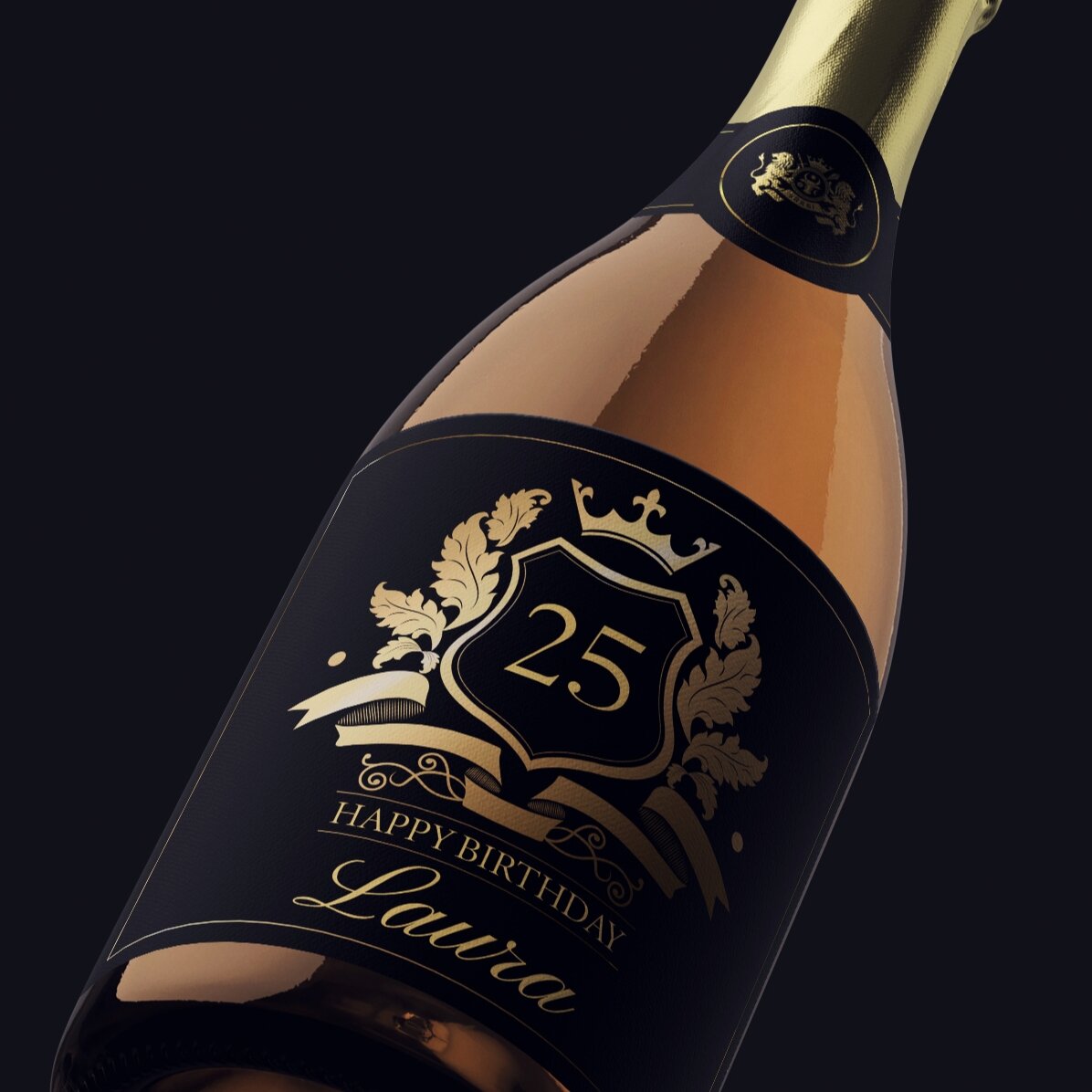 Spumante personalizzato con scritta - Royalty