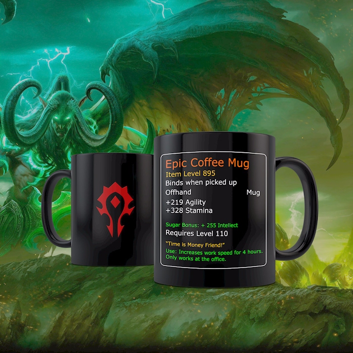 Tazza da caffè Epic di World of Warcraft